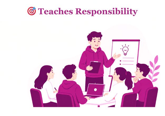 🎯 Teaches Responsibility
