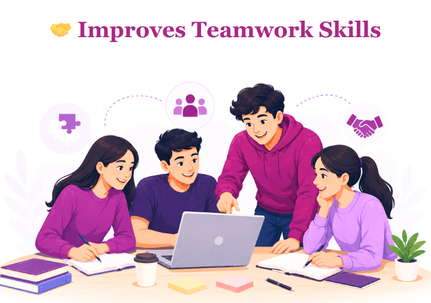 🤝 Improves Teamwork Skills