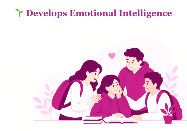 🌱 Develops Emotional Intelligence