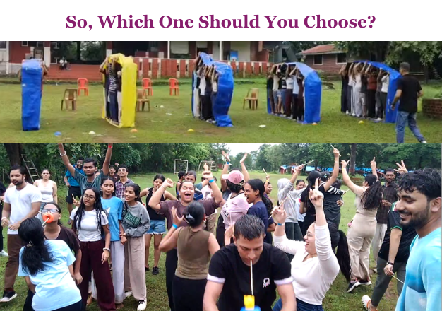 So, Which One Should You Choose? Indoor and outdoor team games