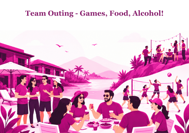 Team Outing — Games, Food, Alcohol!